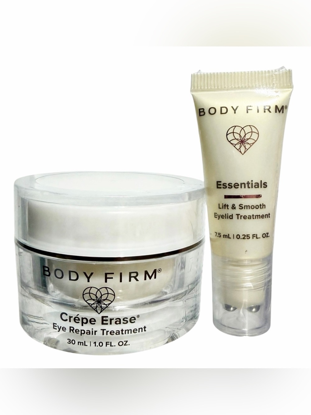 BODY FIRM Crepe Erase EYE REPAIR Treatment ~AND~ Lift & Smooth EYELID TREATMENT